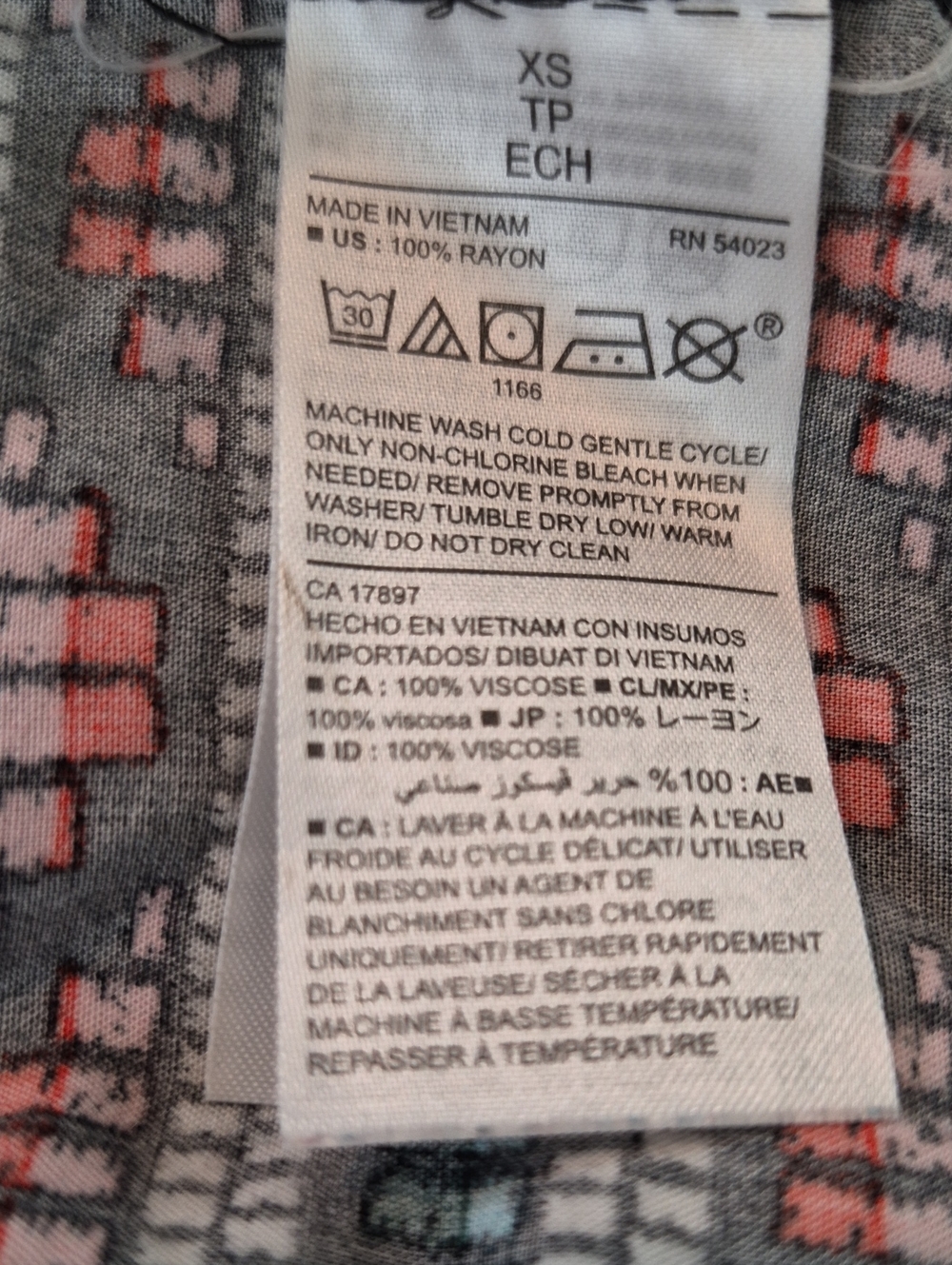 Old Navy Multicolored Sleeveless Dress Size XS - Picture 6 of 6